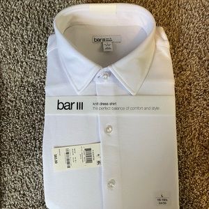 Bar III Men's Slim-Fit Stretch Dress Shirt - L
